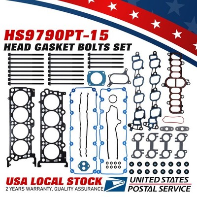 Head Gasket Bolt Set Fit For 00-04 Ford F150 F350 Expedition Excursion E150 5.4L