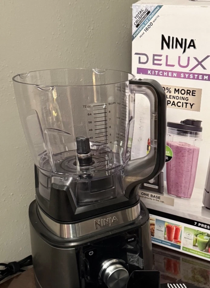 Replacement 9 cup Food Processor Pitcher for Ninja Deluxe Kitchen System CO905KS
Opens in a new wind