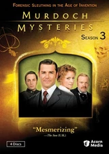 MURDOCH MYSTERIES, SEASON THREE (DVD) Yannick Bisson Helene Joy Thomas Craig