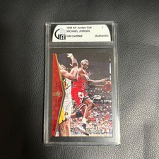 1995 SP Michael Jordan #MJ1 Auto Autograph Signed GAI Authentic Chicago Bulls