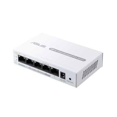 ASUS ExpertWiFi EBP15 Network Switch 4 PoE Ports VLAN QoS Multimedia Optimiza...