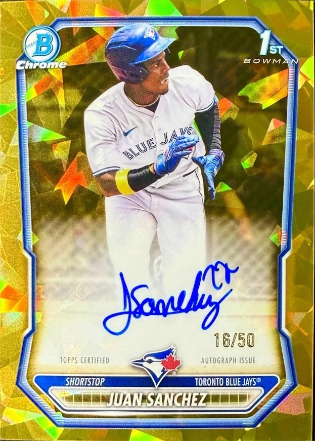 Bowman Toronto Blue Jays Baseball Autographed Sports Trading Cards