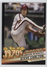 2020 Topps Decades Best Series 2 Award Winners Black /299 Steve Carlton HOF 11ci
