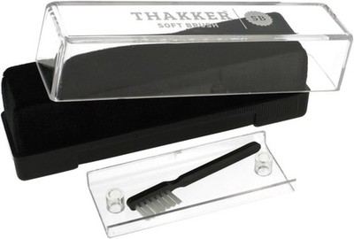 THAKKER Soft Brush - Antistatik Schallplattenbürste mit Samtpolster inkl. 