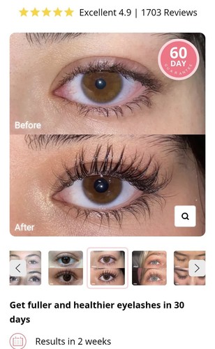 NIB FORCHICS ForLash Eyelash Enhancing Serum For Longer & Fuller Lashes 3 ML - Picture 12 of 22