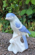 Vogelfigur aus Porzellan - Handbemalt - Vintage
