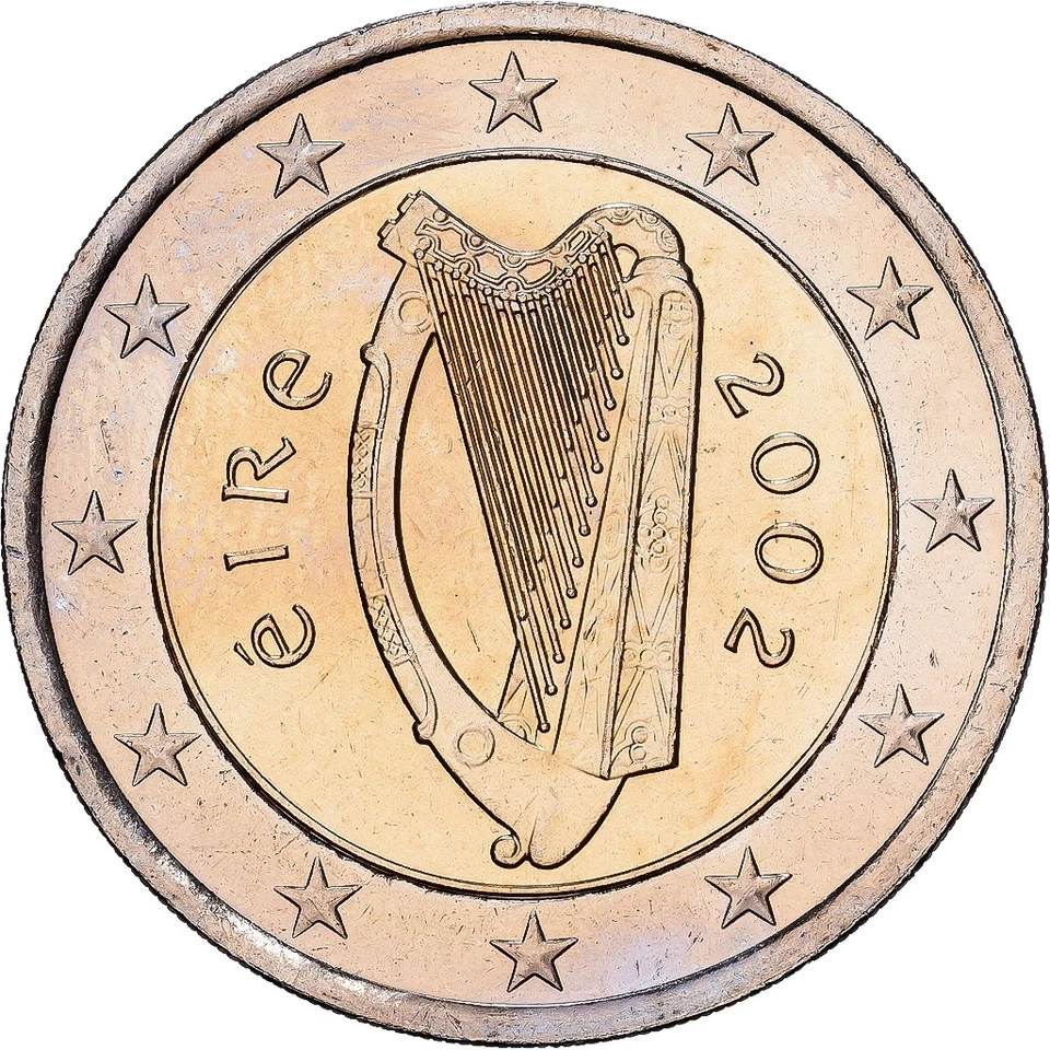 Irlande, 2 Euro, 2002, Sandyford, Bimétallique, SPL+, KM:39 - Photo 1/2