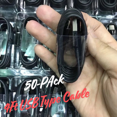 50X USB-C to USB-A Cable Fast Charger TypeC Charging Cord Rapid Sync Charger Lot