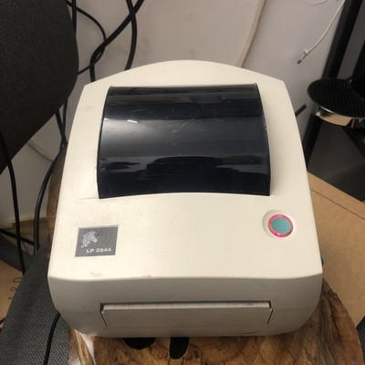 Zebra Technology LP2844 Drucker mit Netzteilkabel