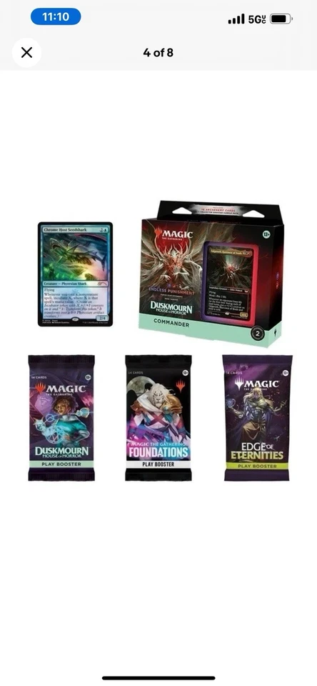 MTG DUSKMOURN: HOUSE OF HORROR:  Endless Punishment COMMANDER DECK Brand New - Image 3 of 3