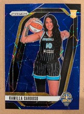 2024 Panini Prizm WNBA Kamilla Cardoso #149 Blue Velocity Prizm (RC) Chicago Sky