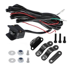 Heavy Duty ATV/UTV 12V Winch Thumb Switch Handlebar Mount Rocker Switch Kit
