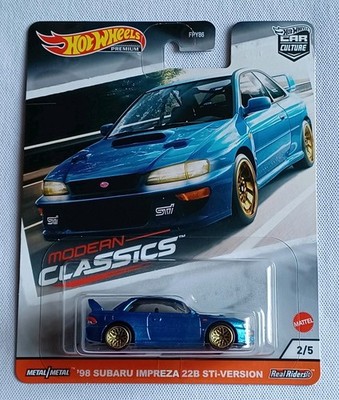 2021 HOT WHEELS *PREMIUM* *MODERN CLASSICS* *'98 SUBARU IMPREZA 22B STi-VERSION*