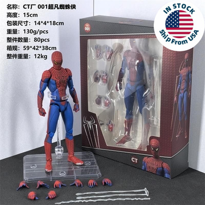 CT Toys No.001 The Amazing Spider-Man 6″ Action Figure Andrew