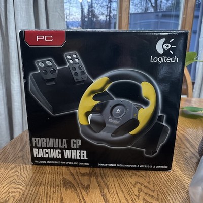 Logitech Wingman Formula GP Yellow Racing Wheel & Pedals (PC)