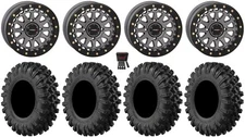 System 3 SB-6 15" Wheels Gm (4+3) 37" MotoRavage XL Tires Polaris Ranger XP 9/1K
