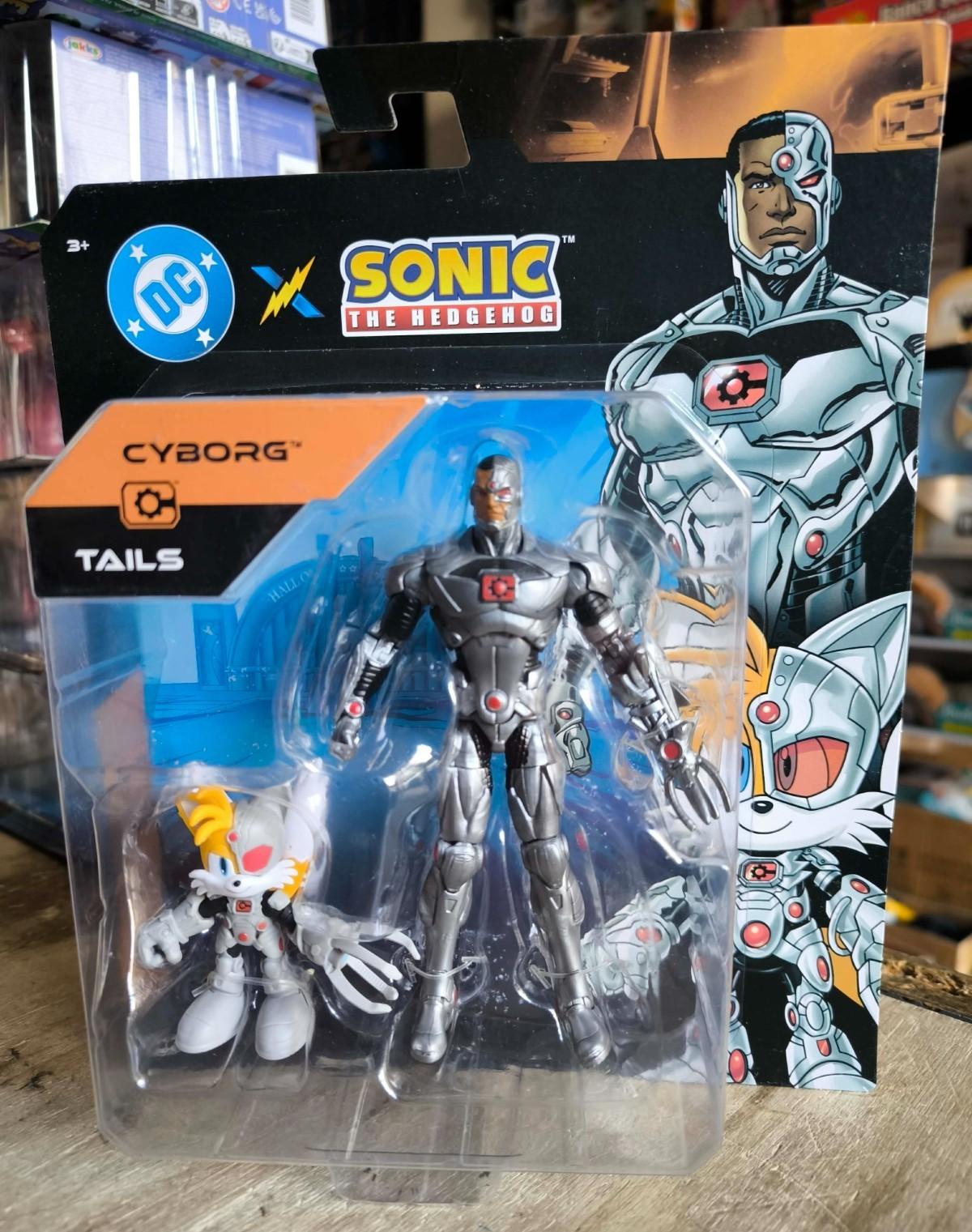 SONIC THE HEDGEHOG DC SUPER HEROES TAILS CYBORG