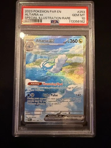 2023 Pokemon Paradox Rift Altaria ex 253 Special Illustration Rare PSA 10!