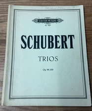 Franz Schubert Piano Trios Op. 99, 100 Edition Peters Sheet Music Book No. 167