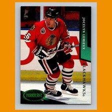 Jocelyn Lemieux #43 1993-94 Parkhurst Emerald Ice Chicago Blackhawks Hockey Card