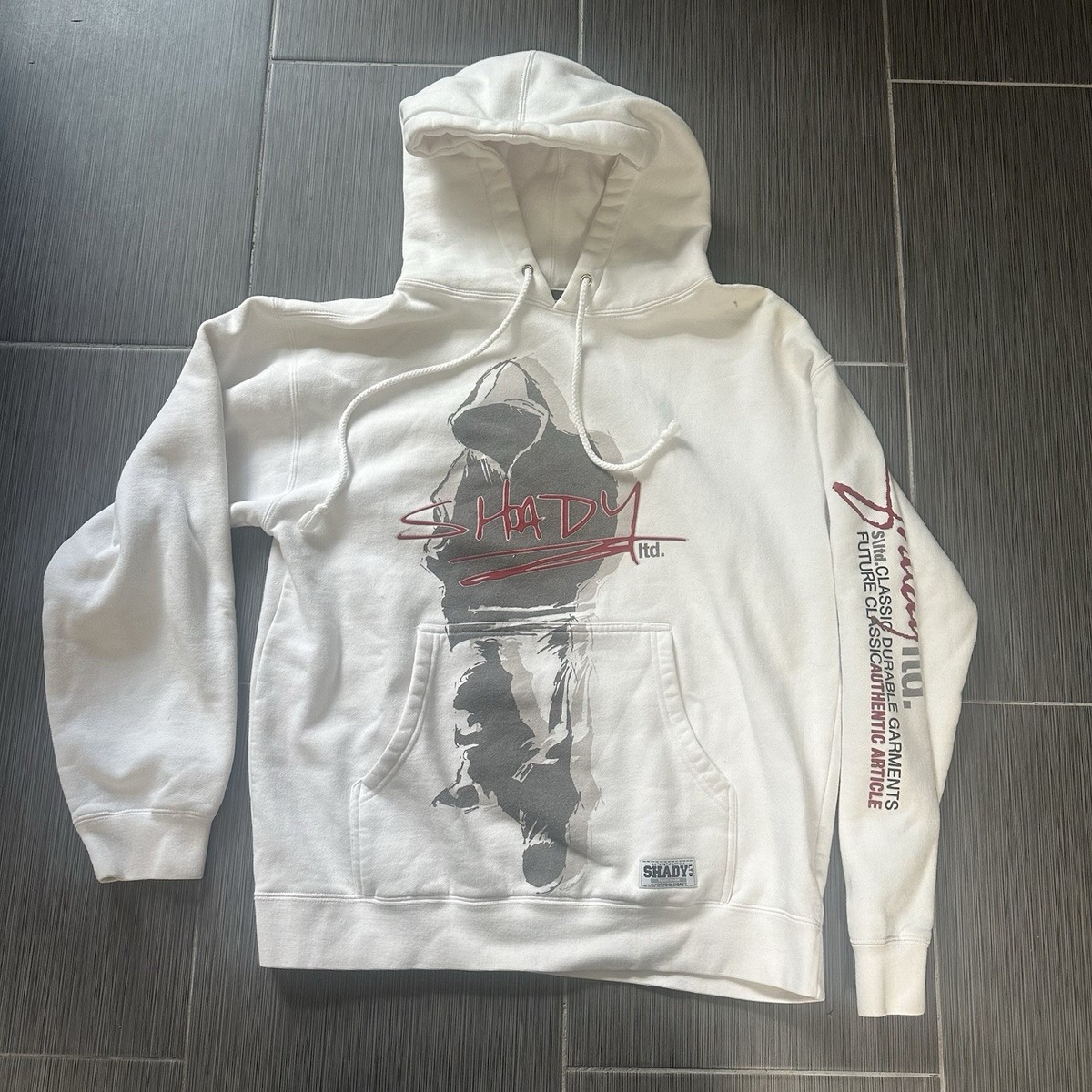 Slim Shady Lp Eminem White Hoodie Vintage Shady LTD Hoodie