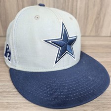 New Era 59FIFTY Dallas Cowboys eng anliegender Hut - grau & marineblau - Größe 7 3/4