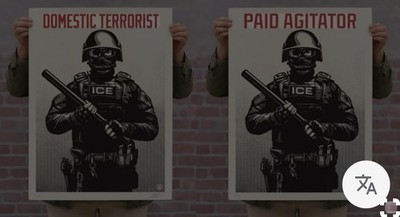 Shepard Fairey Obey Giant Projection Mirror Set Signed /300 - 