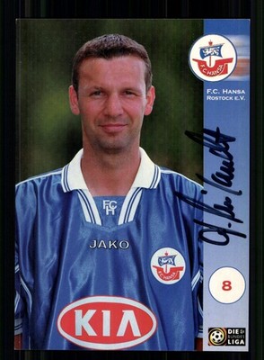 Hilmar Weilandt Autogrammkarte Hansa Rostock 2000-01 Original Signiert
