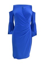 Lauren Ralph Lauren Women's Cold-Shoulder Keyhole Dress