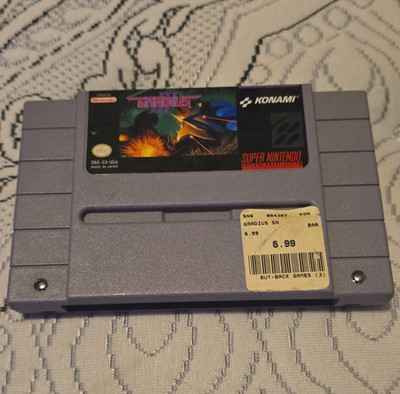Konami Gradius III Nintendo Super Nintendo SNES Video Game Cartridge - NTSC-U/C