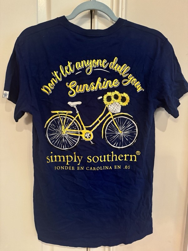 Women’s Simply Southern Don’t Let Anyone Dull Your Sunshine S/S Shirt - Small 