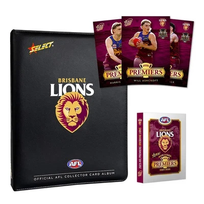 SELECT AUSTRALIA Brisbane Lions 2025 AFL Premiers Collectors Bundle