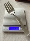 Lunt Sterling Silver (.925) Cold Meat Fork  62g Modern Victorian pattern