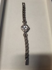 Reloj de marcisita Jaclyn Smith con estrás para dama