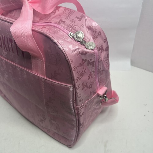 Sanrio Hello Kitty Large Pink Lightweight Travel Weekender Carry On Luggage Bag - Picture 5 of 11