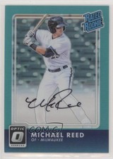 2016 Donruss Optic Rated Rookies Signatures Aqua 100/125 Michael Reed Auto s3g