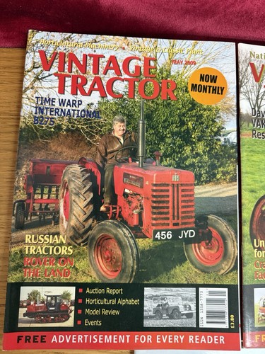 JOB LOT VINTAGE TRACTOR inc. Vintage & Classic Plant YEAR 2009 x7 monthly - Picture 2 of 8