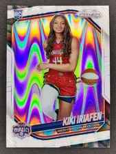 2025 Panini WNBA Prizm KIKI IRIAFEN Rookie Variation White Seismic #149 Mystics