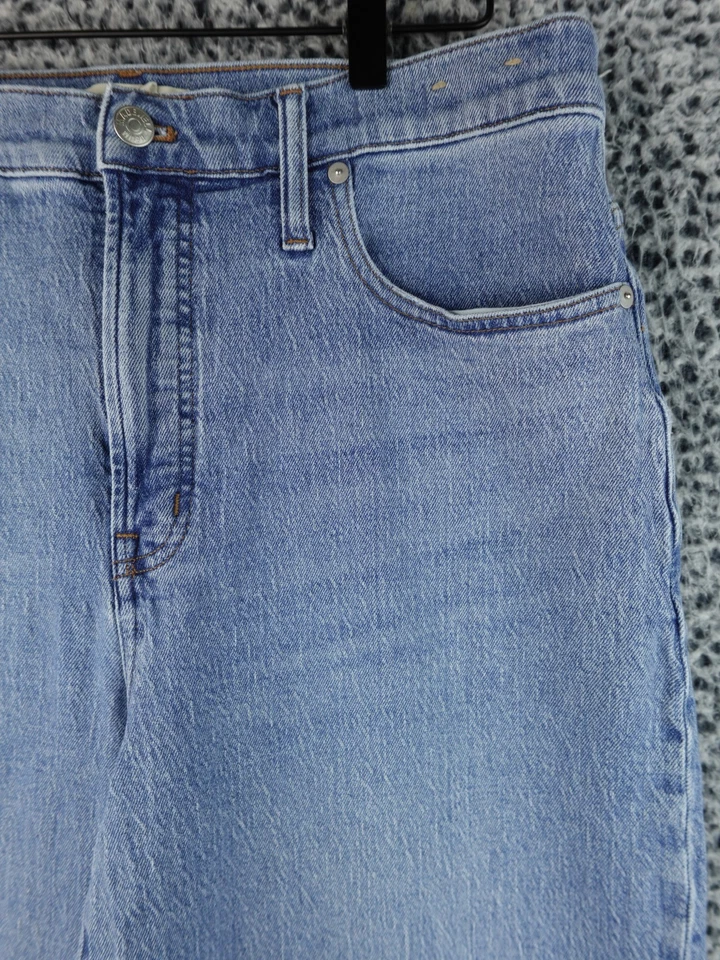Madewell Jeans Womens 31T Enmore Wash The Perfect Vintage Wide Leg Denim Pants - Image 3 of 4