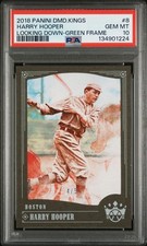 2018 Panini Diamond Kings Harry Hooper #8 Green Frame #4/5 PSA 10 POP 1/1