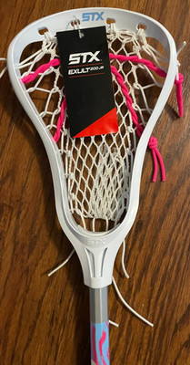 Girls Lacrosse Stick STX Exult 200 Jr. Beginner/Intermediate Pink Blue White NWT