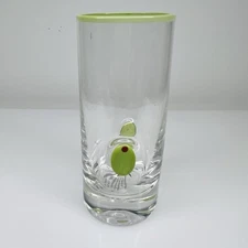 Anthropologie Dupe Green Olive Shot Glasses Cocktail Barware Home Bar Cart Party