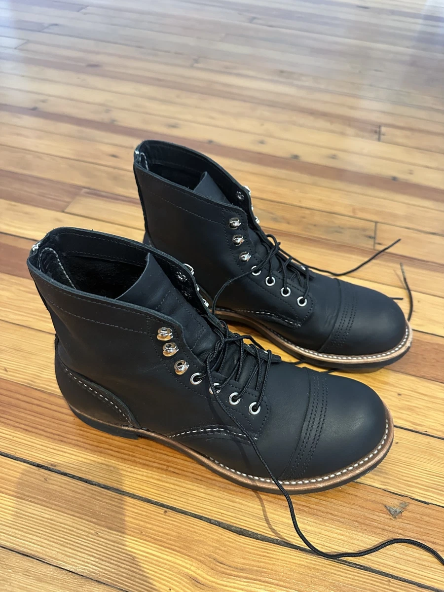Red Wing Shoes Red Wing Iron Ranger Black Boots for Men for Sale