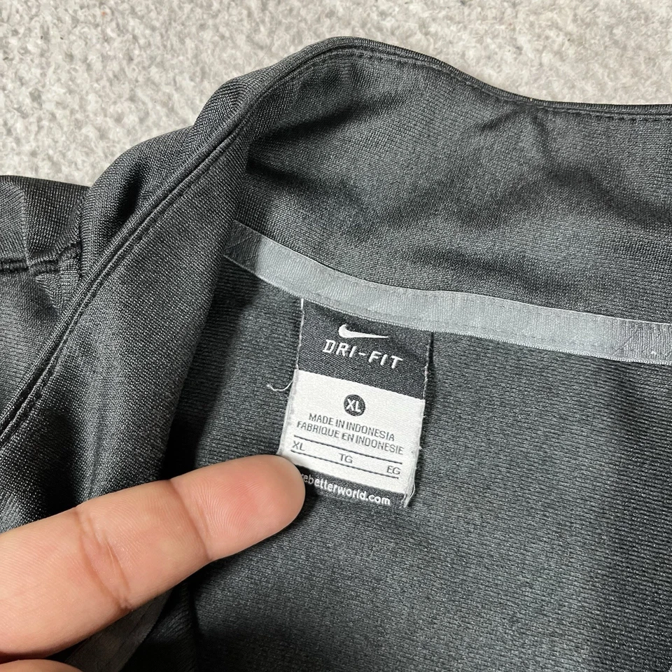 Miami RedHawks Jacket Mens XL Nike 1/4 Zip Pullover Dri-Fit Long Sleeve Football - Image 2 of 4