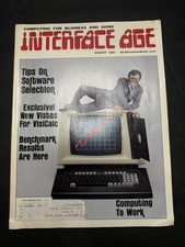 Vintage Magazine: INTERFACE AGE AUG 1981 RARE LAST ONE QTY-1