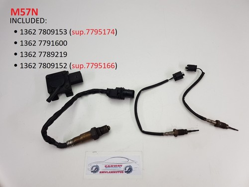 Geprüft Diesel-Partikelfilter Sensoren Satz/Set BMW E53 X5 M57N 160KW