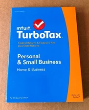 2014 Intuit TurboTax Personal &Small Business Schedule C Federal+State CD PC&Mac
