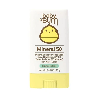 Sun Bum Baby Bum Mineral LSF 50 Sonnenschutz Stick - Hawaii 104 Act konform (W