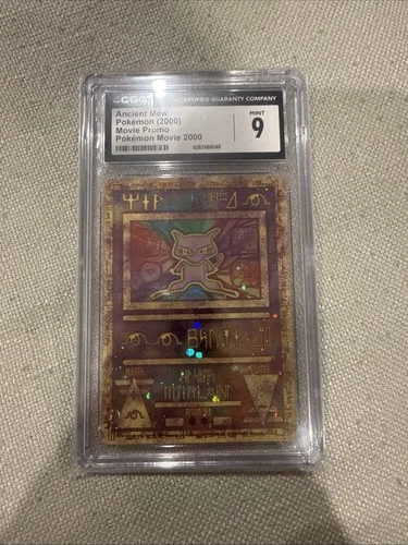 Ancient Mew Holo 2000 Pokemon MOVIE PROMO Vintage Pokemon Card CGC 9 Mint