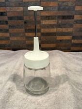 Vintage White Gemco Food Nut Chopper USA Stainless Blades Kitchen Gadget